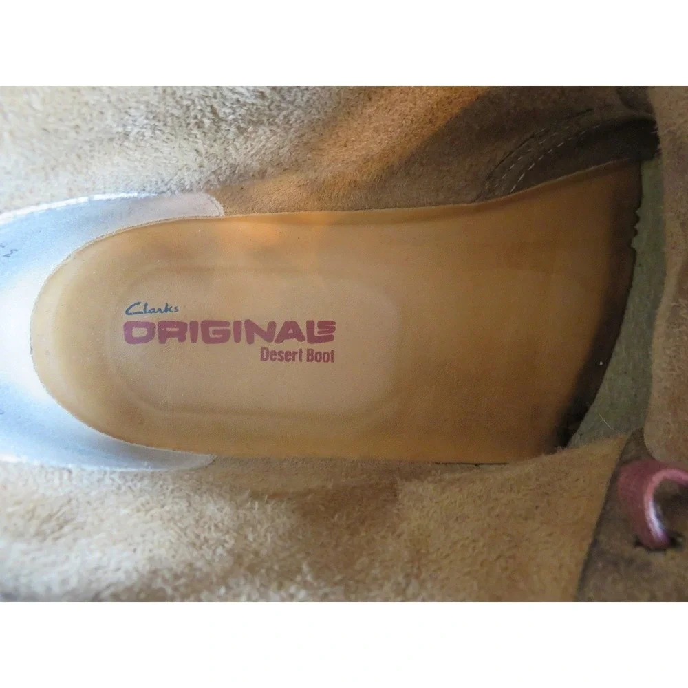 Clarks Originals Desert Boot Brown Suede Chukka Boots Womens 9‎ 70304
